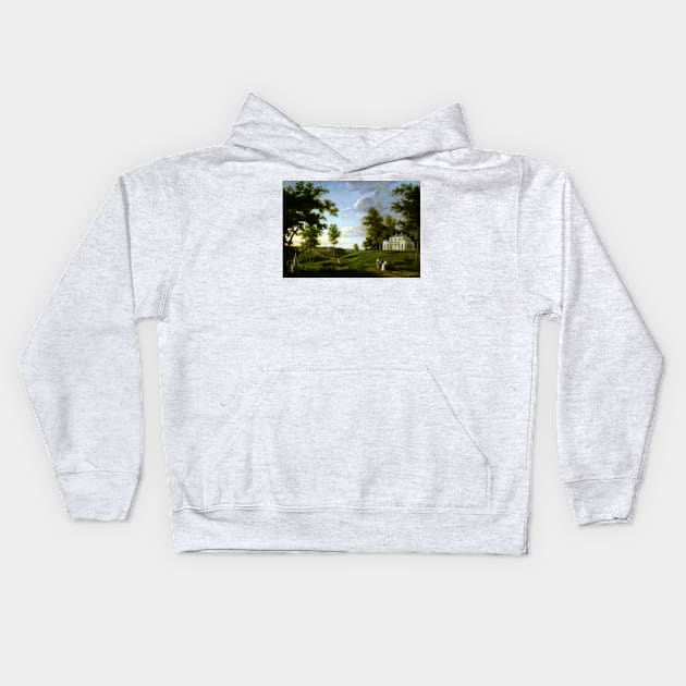 Thomas Birch Southeast View of ​“Sedgeley Park,” the Country Seat of James Cowles Fisher, Esq Kids Hoodie by pdpress